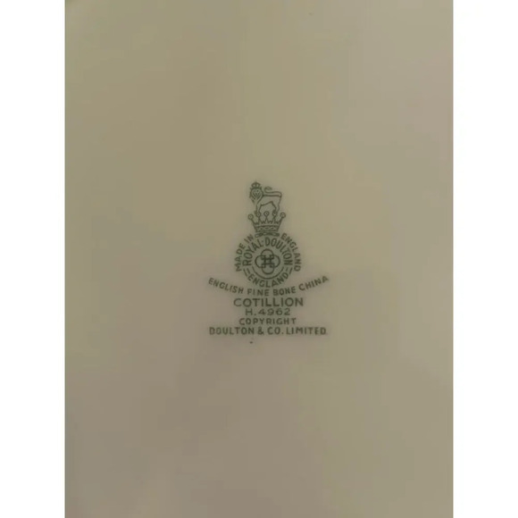 RARE!! Royal Daulton Cotillion VTG Full Coffee Serving Set Fine Bone China - Picture 7 of 10